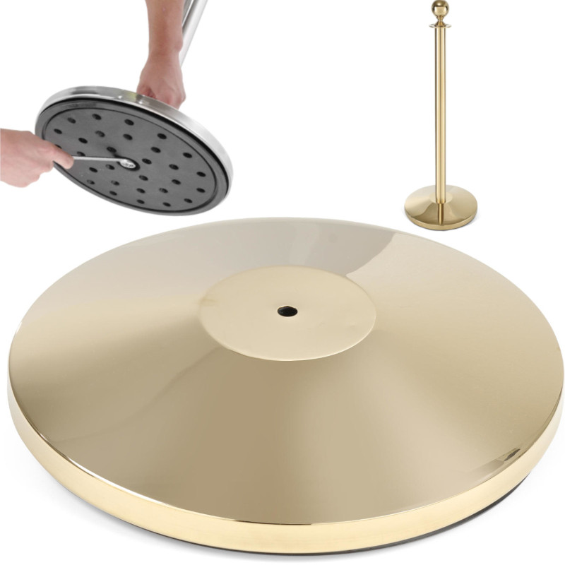 Pagrindas auksiniam barjeriniam stulpui, skersmuo. 360 mm – Hendi 810491 Pagrindas auksiniam barjeriniam stulpui, skersmuo. 360 mm – Hendi 810491