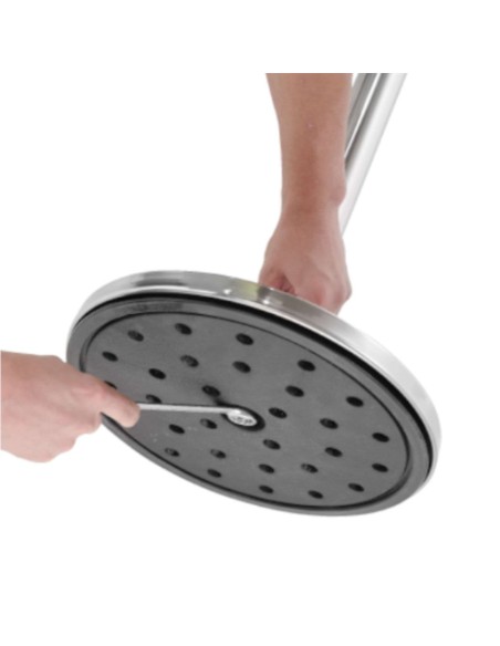 Pagrindas auksiniam barjeriniam stulpui, skersmuo. 360 mm – Hendi 810491 Pagrindas auksiniam barjeriniam stulpui, skersmuo. 360 mm – Hendi 810491