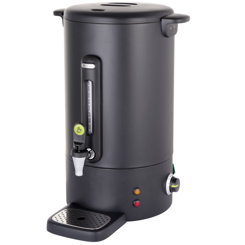 Warnik kavos šildytuvas su nelašuojančiu čiaupu juodu Concept Line 18 l - Hendi 211465