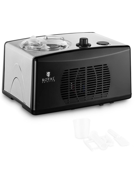 Ledų aparatas ledų šerbetų kokteiliams gaminti naminis 130 W 1,5 l Ledų aparatas ledų šerbetų kokteiliams gaminti naminis 130 W 1,5 l