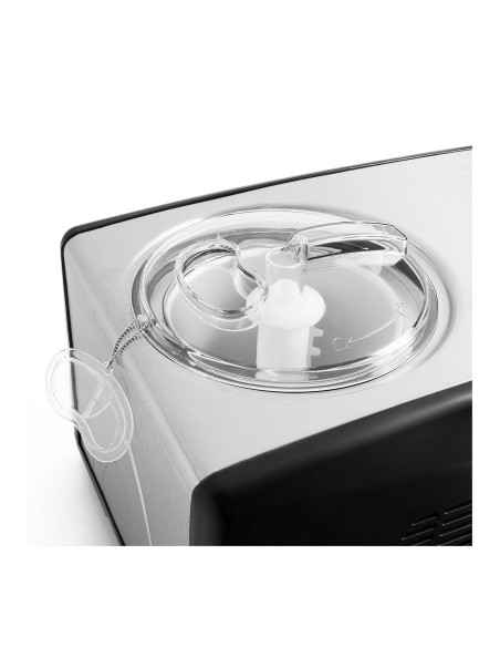 Ledų aparatas ledų šerbetų kokteiliams gaminti naminis 130 W 1,5 l Ledų aparatas ledų šerbetų kokteiliams gaminti naminis 130 W 1,5 l