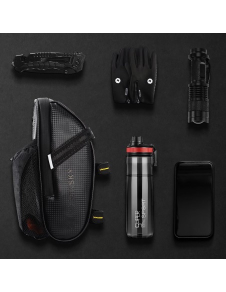 Dviračio sėdmaišis 1,5l juodas