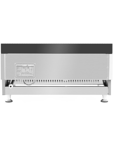 Dvigubas dujinis grilis sklandžiai reguliuojamas nerūdijantis gamtinėms dujoms 2x 3,1 kW 0,02 baro 60 x 40 cm Dvigubas dujinis grilis sklandžiai reguliuojamas nerūdijantis gamtinėms dujoms 2x 3,1 kW 0,02 baro 60 x 40 cm