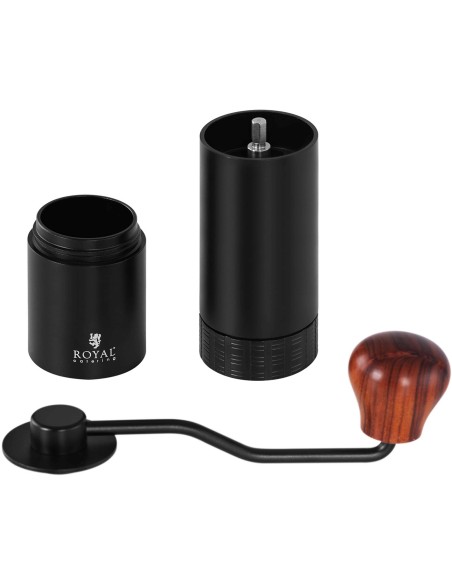 Elegantiška rankinė kavamalė su 12 malimo pakopų, dangtelis. 25 g Elegantiška rankinė kavamalė su 12 malimo pakopų, dangtelis. 25 g