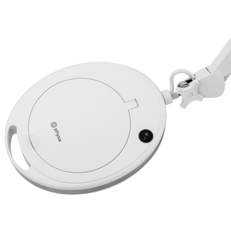Kosmetinė didinamoji lempa su didinamuoju stiklu mobili 5 dpi 60x LED diam. 127 mm