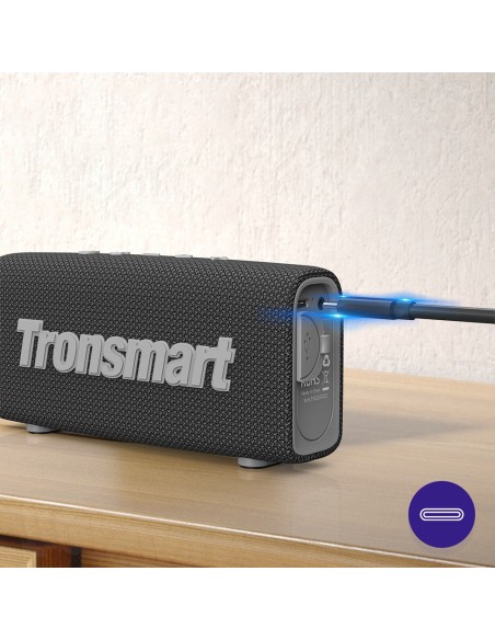 Trip belaidis garsiakalbis Bluetooth 5.3 vandeniui atsparus IPX7 10W oranžinis Trip belaidis garsiakalbis Bluetooth 5.3 vandeniui atsparus IPX7 10W oranžinis