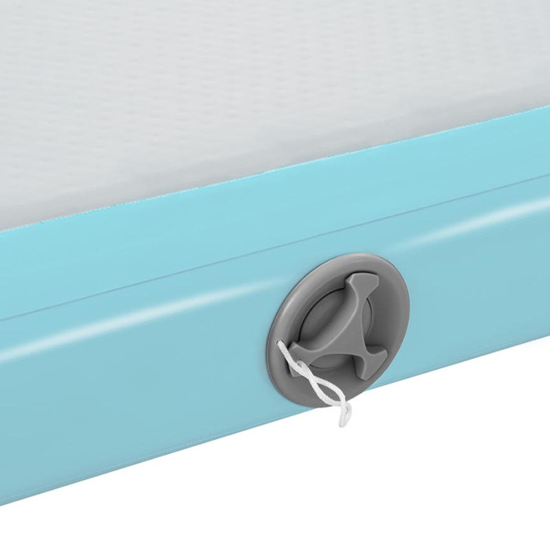 Čiužinio kilimėlis, akrobatinis pripučiamas gimnastikos takas, ilgis 3 m, mėtų pilkumo