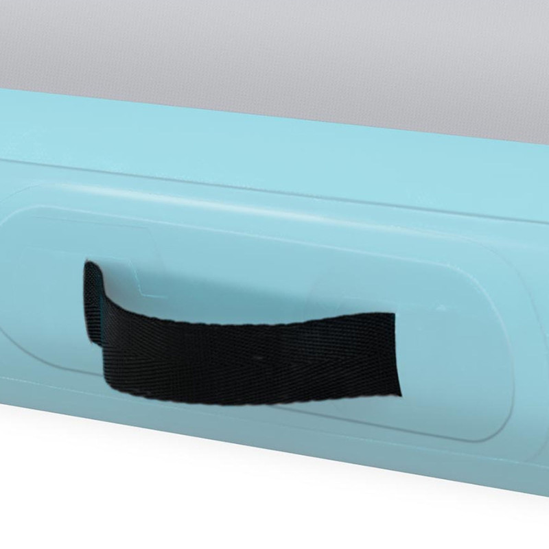 Čiužinio kilimėlis, akrobatinis pripučiamas gimnastikos takas, ilgis 3 m, mėtų pilkumo