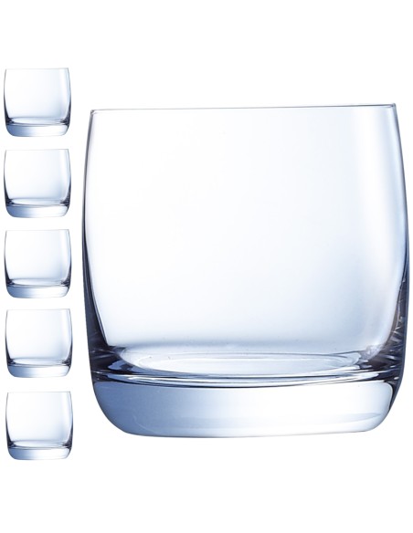 Žemo stiklo VIGNE 200 ml rinkinys 6 - Hendi G3659