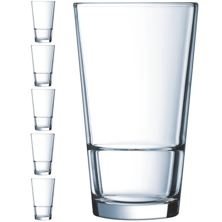 Aukštas stiklas Arcoroc STACK UP 400 ml 6 vnt. rinkinys - Hendi H5642