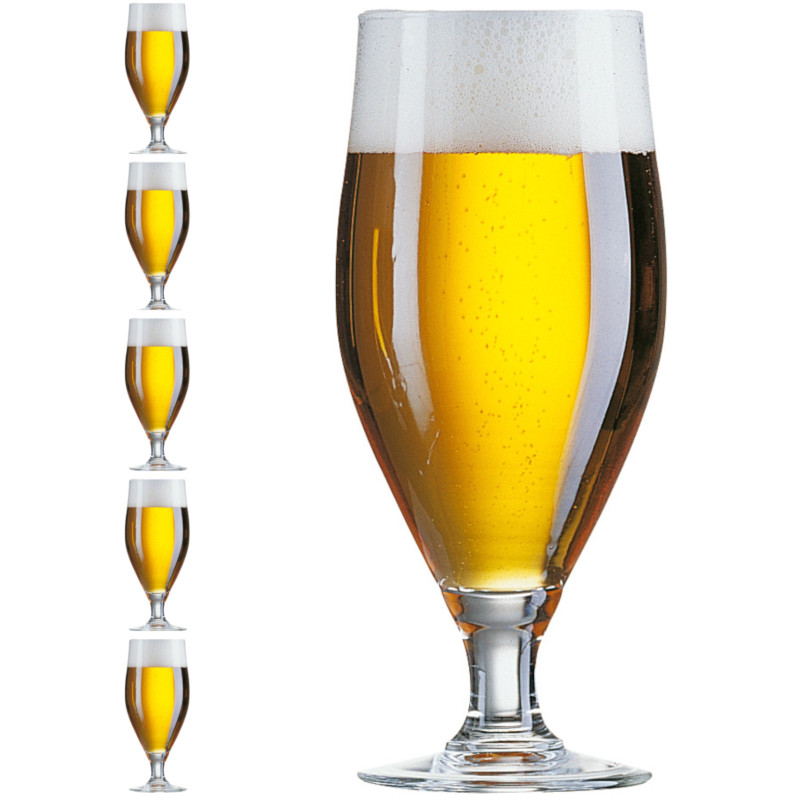 Alaus vandens taurė ant kotelio Arcoroc POKAL CERVOISE 500 ml 6 vnt. rinkinys - Hendi 7131 Alaus vandens taurė ant kotelio Arcoroc POKAL CERVOISE 500 ml 6 vnt. rinkinys - Hendi 7131