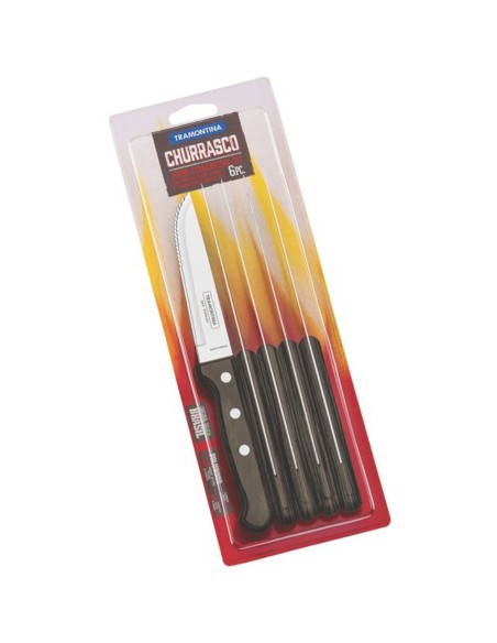 Churrasco GAUCHO kepsnių peilių rinkinys 6 vnt. lizdinėje plokštelėje, ilgis 235 mm