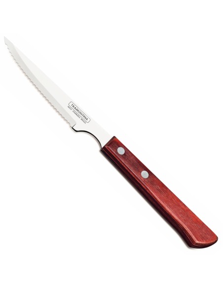 Dantytas nerūdijančio plieno kepsnių peilis Churrasco Spanish Style 6 vnt., 220 mm raudonas Dantytas nerūdijančio plieno kepsnių peilis Churrasco Spanish Style 6 vnt., 220 mm raudonas
