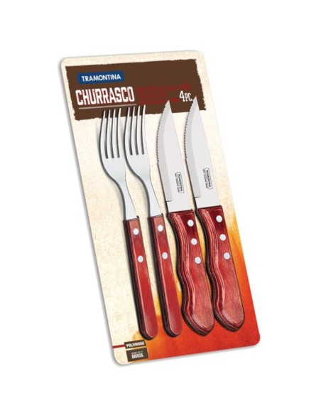 Nerūdijančio plieno picos stalo įrankių rinkinys lizdinėje plokštelėje Churrasco JUMBO rinkinys iš 4 el. Nerūdijančio plieno picos stalo įrankių rinkinys lizdinėje plokštelėje Churrasco JUMBO rinkinys iš 4 el.