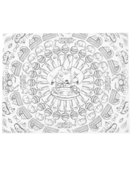Pergamentinis popierius bulvyčių užkandžiams CHEF print 500 vnt 250x200 mm - Hendi 678220 Pergamentinis popierius bulvyčių užkandžiams CHEF print 500 vnt 250x200 mm - Hendi 678220