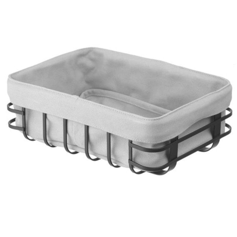 Duonos konteinerio krepšelis su pilku stačiakampiu maišeliu - Hendi 427132