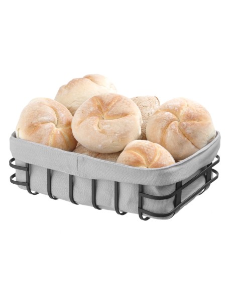 Duonos konteinerio krepšelis su pilku stačiakampiu maišeliu - Hendi 427132