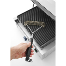Vielinis šepetys nerūdijančio plieno BBQ grotelėms Y-SHAPE 310x170 mm - Hendi 525425