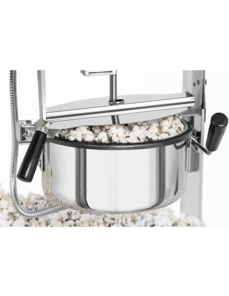 Mašininis kukurūzų spragėsių skrudintuvas retro TEFLON 1600 W 5-6 kg/h - mėlynas Mašininis kukurūzų spragėsių skrudintuvas retro TEFLON 1600 W 5-6 kg/h - mėlynas