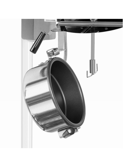 Spragėsių skrudinimo mašina retro TEFLON 1600 W 5-6 kg/h - balta ir auksinė Spragėsių skrudinimo mašina retro TEFLON 1600 W 5-6 kg/h - balta ir auksinė