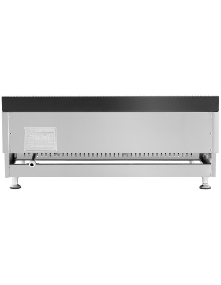 Dvigubas dujinis grilis su lygiu grioveliu gamtinėms dujoms 0,02 baro 74,5 x 40 cm 2 x 3100 W Dvigubas dujinis grilis su lygiu grioveliu gamtinėms dujoms 0,02 baro 74,5 x 40 cm 2 x 3100 W
