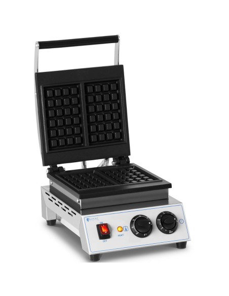 Stačiakampė vaflinė 2 vafliams 170 x 210 mm TEFLON 1500 W Stačiakampė vaflinė 2 vafliams 170 x 210 mm TEFLON 1500 W