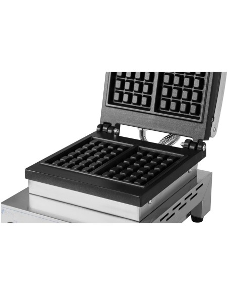 Stačiakampė vaflinė 2 vafliams 170 x 210 mm TEFLON 1500 W Stačiakampė vaflinė 2 vafliams 170 x 210 mm TEFLON 1500 W