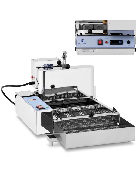 Spurgų kepimo formavimo mašina 960 vnt/val 2800W 8L Spurgų kepimo formavimo mašina 960 vnt/val 2800W 8L