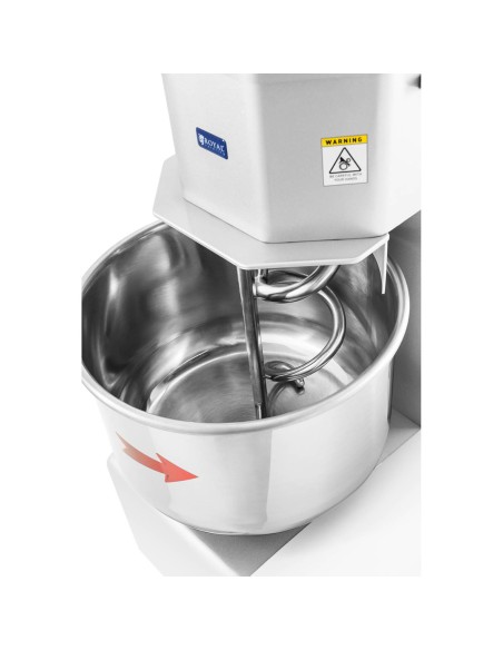 Tešlos spiralinis maišytuvas su fiksuotu dubeniu 45 L 2100 W Tešlos spiralinis maišytuvas su fiksuotu dubeniu 45 L 2100 W