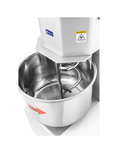 Tešlos spiralinis maišytuvas su fiksuotu dubeniu 30L 2100W Tešlos spiralinis maišytuvas su fiksuotu dubeniu 30L 2100W
