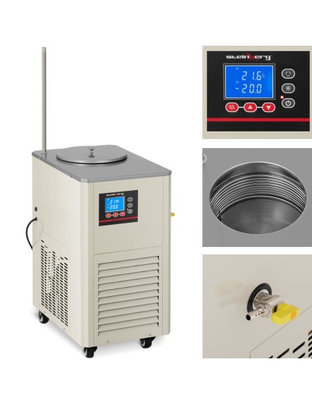 Laboratorinis aušinimo cirkuliatorius temperatūros kontrolei -20 - 20 C 20 l/min 726 W