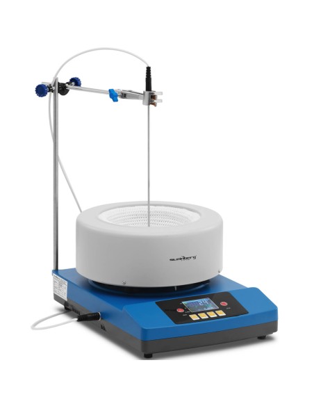 Laboratorinė šildymo mantija su magnetine maišykle + stovas 2 l 1800 aps./min 300 C Laboratorinė šildymo mantija su magnetine maišykle + stovas 2 l 1800 aps./min 300 C