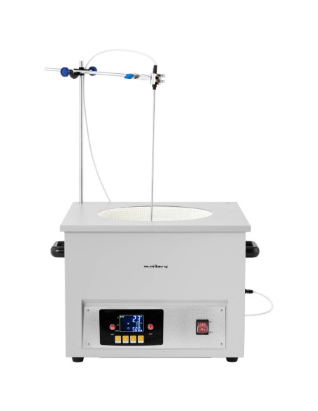Laboratorinė šildymo mantija su magnetine maišykle + stovas 10 l 1800 aps./min 300 C Laboratorinė šildymo mantija su magnetine maišykle + stovas 10 l 1800 aps./min 300 C