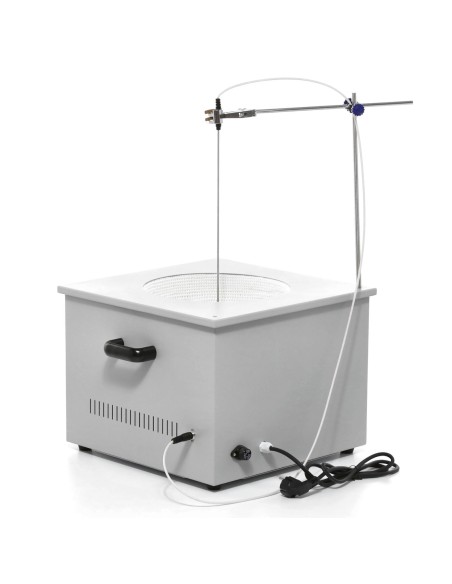 Laboratorinė šildymo mantija su magnetine maišykle + stovas 10 l 1800 aps./min 300 C Laboratorinė šildymo mantija su magnetine maišykle + stovas 10 l 1800 aps./min 300 C