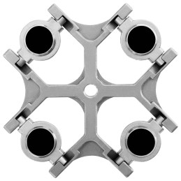 Rotoriaus horizontalus rotorius laboratorinei centrifugai - 4 adapteriai 50 ml