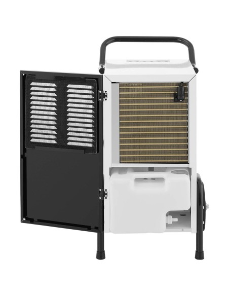 Drėgmę sugeriantis sausintuvas mobilus pramoninis pajėgumas 9 l 50 l/24 h iki 80 m2 Drėgmę sugeriantis sausintuvas mobilus pramoninis pajėgumas 9 l 50 l/24 h iki 80 m2