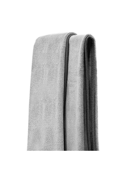 Mikropluošto automobilinis rankšluostis mikropluošto 40x80cm pilkos spalvos Mikropluošto automobilinis rankšluostis mikropluošto 40x80cm pilkos spalvos