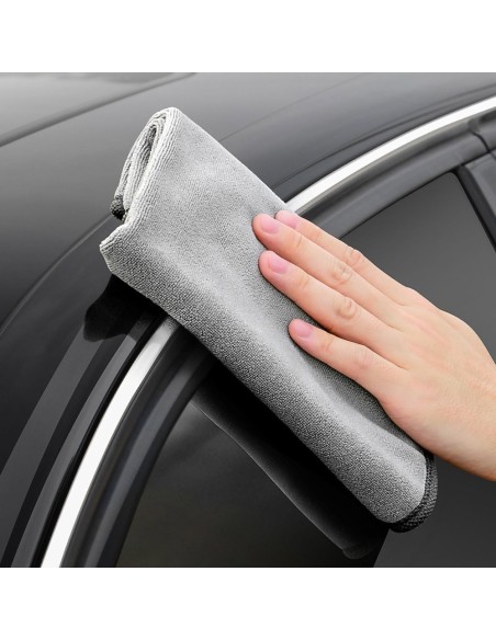 Mikropluošto automobilinis rankšluostis mikropluošto 40x80cm pilkos spalvos Mikropluošto automobilinis rankšluostis mikropluošto 40x80cm pilkos spalvos