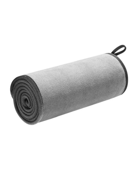 Mikropluošto automobilinis rankšluostis mikropluošto 40x80cm pilkos spalvos Mikropluošto automobilinis rankšluostis mikropluošto 40x80cm pilkos spalvos