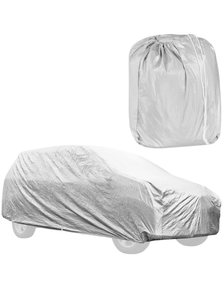 Dangtis apsauginis dangtelis automobiliniam automobiliui 3 sluoksnių ilgis 431-508 cm DYDIS M Dangtis apsauginis dangtelis automobiliniam automobiliui 3 sluoksnių ilgis 431-508 cm DYDIS M