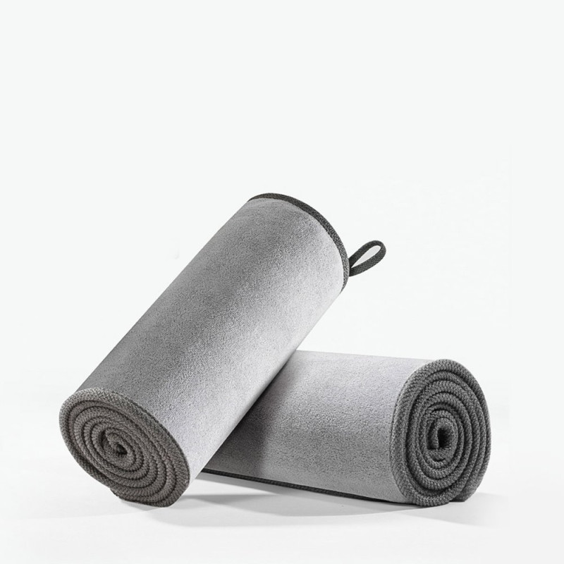 Mikropluošto automobilinis rankšluostis mikropluošto 40x80cm pilkos spalvos