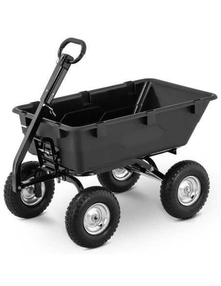 Vežimėlio sodo savivarčio transportas pakreipiamas iki 550 kg keliamosios galios 150 litrų Vežimėlio sodo savivarčio transportas pakreipiamas iki 550 kg keliamosios galios 150 litrų