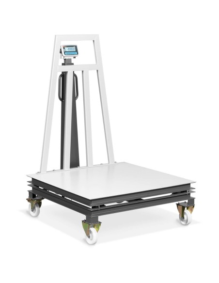 Kalibruotos mobiliojo sandėlio platformos svarstyklės 2000/1 kg 120x120 cm LCD Kalibruotos mobiliojo sandėlio platformos svarstyklės 2000/1 kg 120x120 cm LCD