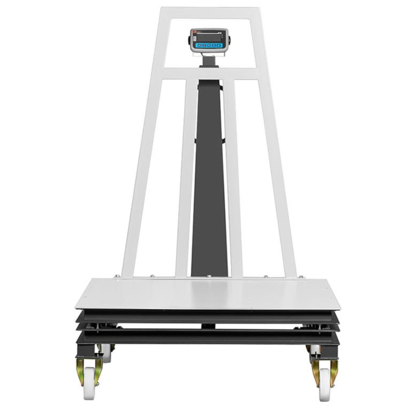 Kalibruotos mobiliojo sandėlio platformos svarstyklės 2000/1 kg 120x120 cm LCD