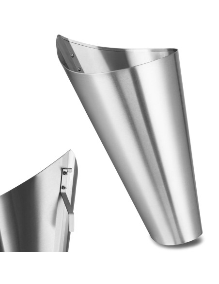 Skerdimo piltuvas naminiams paukščiams, kalakutams, paukščiams, nerūdijantis, iki 3 kg