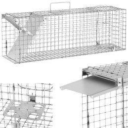 Gyvi gaudyklė žiurkių gaudyklė vienpusė spąstai 820x200x270 mm SET