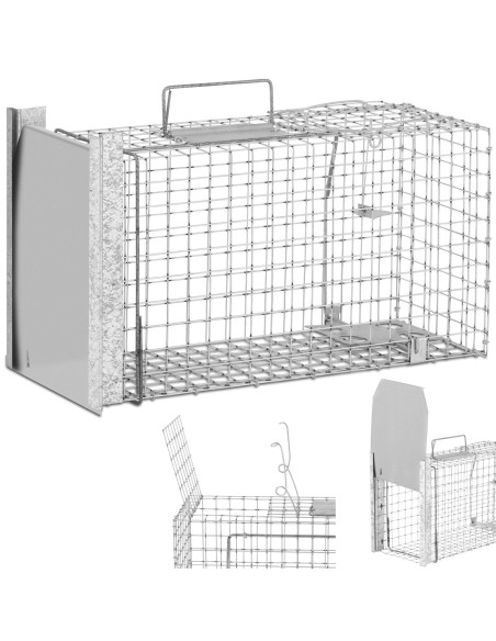 Gyvi gaudyklė žiurkių gaudyklė vienpusė spąstai 500x200x270 mm SET Gyvi gaudyklė žiurkių gaudyklė vienpusė spąstai 500x200x270 mm SET
