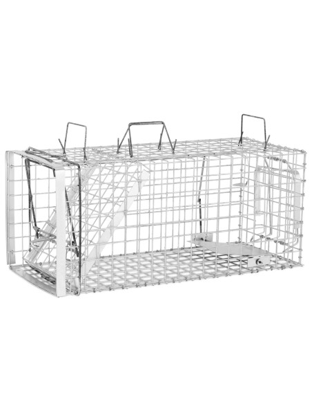 Gyvos gaudyklės kiaunės žiurkės gaudyklė vienpusis 800x340x340 mm RINKINYS Gyvos gaudyklės kiaunės žiurkės gaudyklė vienpusis 800x340x340 mm RINKINYS