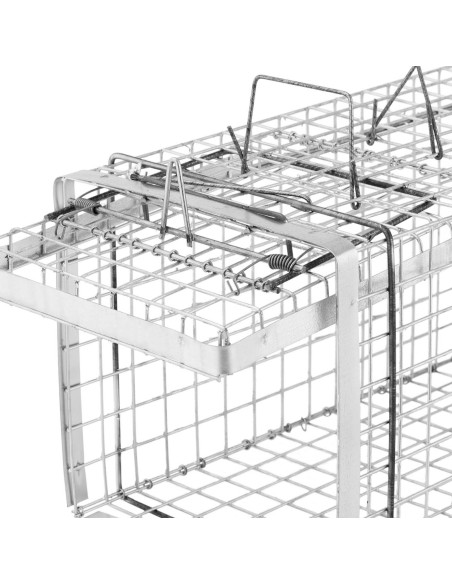 Gyvos gaudyklės kiaunės žiurkės gaudyklė vienpusis 800x340x340 mm RINKINYS Gyvos gaudyklės kiaunės žiurkės gaudyklė vienpusis 800x340x340 mm RINKINYS