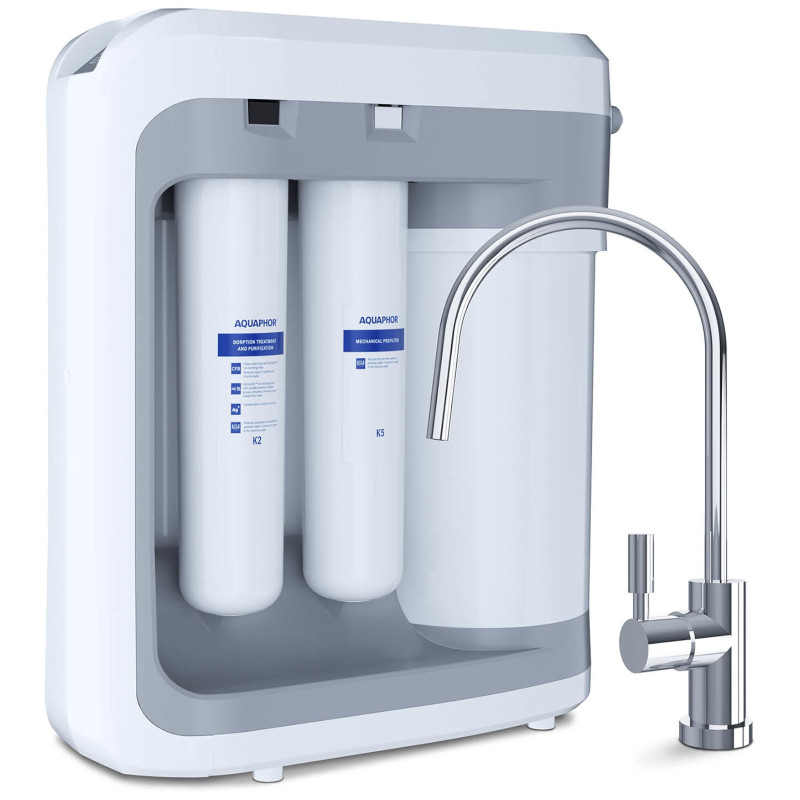 Atvirkštinio osmoso sistema su čiaupu K5 K2 2x RO-150S 47,2 l/val.